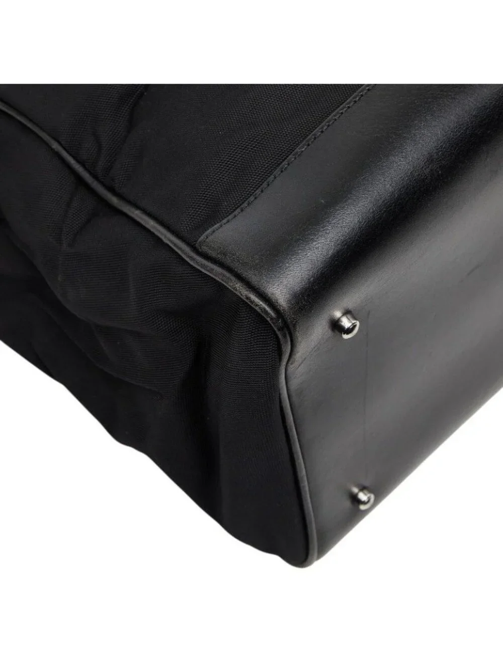 Gucci Tote 002 Black Nylon Canvas